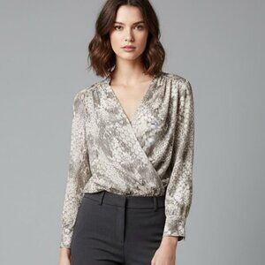 INC International Concepts Animal Print Blouse